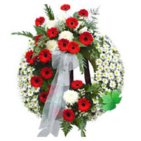 Cenaze çelengi cenaze çiçek modeli  Ardahan uluslararası çiçek gönderme 