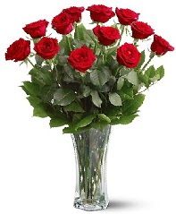 11 adet kırmızı gül vazoda  Ardahan internetten çiçek siparişi 